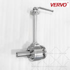 Forged Two Piece Low Temperature Extension Rod Liquid Nitrogen Pressure Plate Type With Locking device Ball Valve